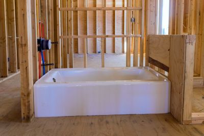 Renovation with New Bathtub